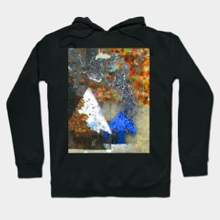 Blue And White Arrows Hoodie